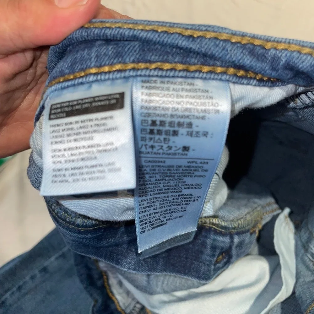 Levis 505 Regular Fit Jeans Mens 32x30‎ Blue Straight Leg Denim 00505-2538